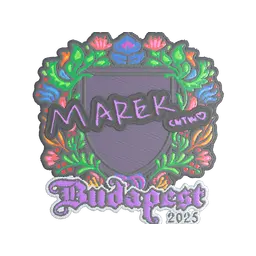 Sticker | Marek (Embroidered) | Budapest 2025