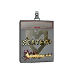 Sticker Slab | xertioN (Gold) | Shanghai 2024