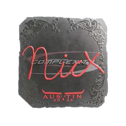 Sticker | nicx (Foil) | Austin 2025