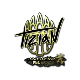 Sticker | tiziaN (Gold) | Antwerp 2022