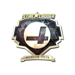 Sticker | CR4ZY (Gold) | Berlin 2019