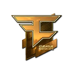 Sticker | FaZe Clan (Gold) | Boston 2018