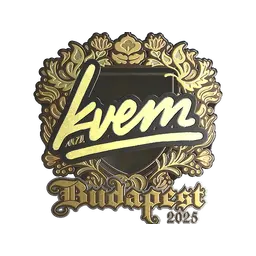 Sticker | Kvem (Gold) | Budapest 2025