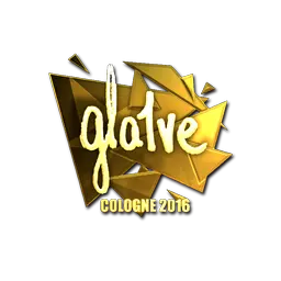Sticker | gla1ve (Gold) | Cologne 2016