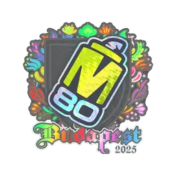 Sticker | M80 (Holo) | Budapest 2025