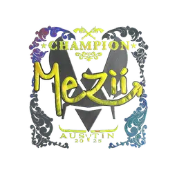 Sticker | mezii (Holo, Champion) | Austin 2025