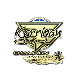 Sticker | karrigan (Gold, Champion) | Antwerp 2022