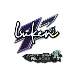 Sticker | luken (Glitter) | Antwerp 2022