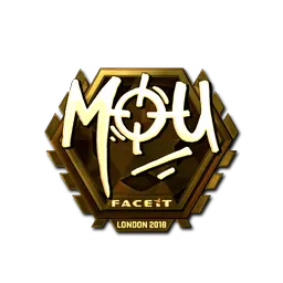 Sticker | mou (Gold) | London 2018