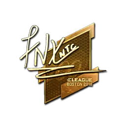 Sticker | fnx (Gold) | Boston 2018
