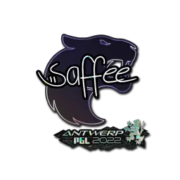 Sticker | saffee (Glitter) | Antwerp 2022