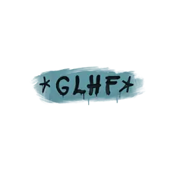 Sealed Graffiti | GLHF (Wire Blue)