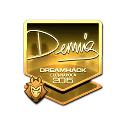 Sticker | dennis (Gold) | Cluj-Napoca 2015