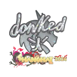 Sticker | donk (Glitter) | Shanghai 2024