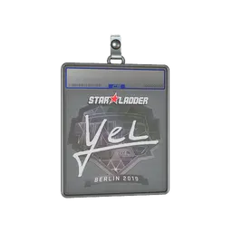 Sticker Slab | yel | Berlin 2019