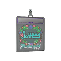 Sticker Slab | jottAAA (Embroidered) | Budapest 2025