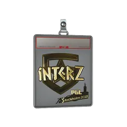 Sticker Slab | interz (Gold) | Stockholm 2021
