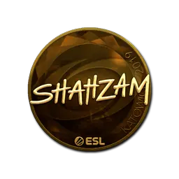 Sticker | ShahZaM (Gold) | Katowice 2019