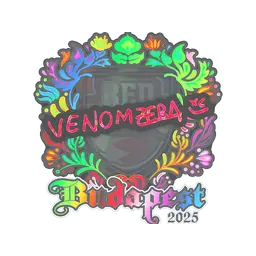 Sticker | venomzera (Holo) | Budapest 2025