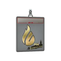 Sticker Slab | Copenhagen Flames (Gold) | Stockholm 2021