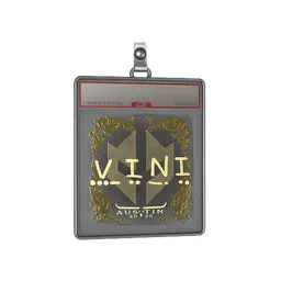 Sticker Slab | VINI (Gold) | Austin 2025