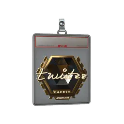 Sticker Slab | Twistzz (Gold) | London 2018
