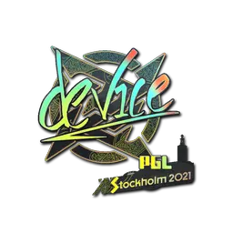 Sticker | device (Holo) | Stockholm 2021