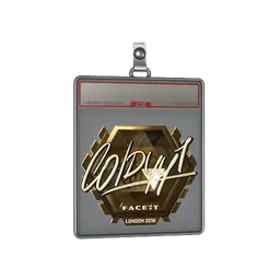 Sticker Slab | COLDYY1 (Gold) | London 2018