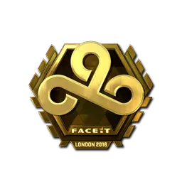 Sticker | Cloud9 (Gold) | London 2018