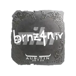 Sticker | brnz4n (Foil) | Austin 2025