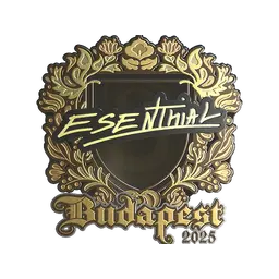 Sticker | esenthial (Gold) | Budapest 2025