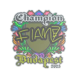 Sticker | FlameZ (Embroidered, Champion) | Budapest 2025