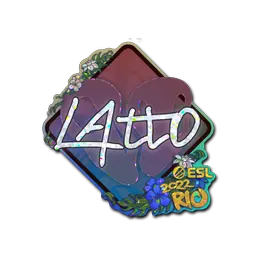 Sticker | latto (Glitter) | Rio 2022