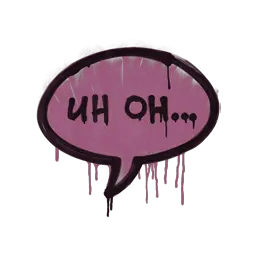 Sealed Graffiti | Uh Oh (Princess Pink)