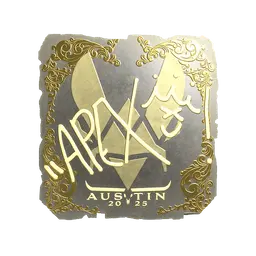 Sticker | apEX (Gold) | Austin 2025
