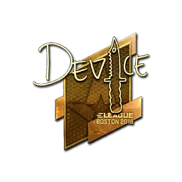 Sticker | device (Gold) | Boston 2018