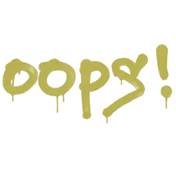 Sealed Graffiti | Oops (Tracer Yellow)