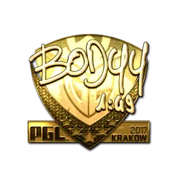Sticker | bodyy (Gold) | Krakow 2017