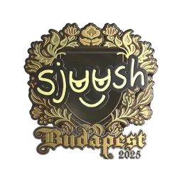 Sticker | sjuush (Gold) | Budapest 2025