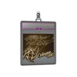 Sticker Slab | GeT_RiGhT (Gold) | Cologne 2015