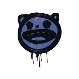 Sealed Graffiti | Happy Cat (SWAT Blue)