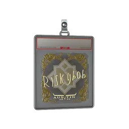 Sticker Slab | riskyb0b (Gold) | Austin 2025