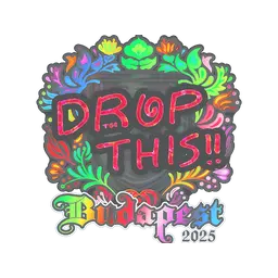 Sticker | drop (Holo) | Budapest 2025