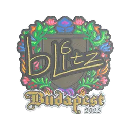 Sticker | bLitz (Embroidered) | Budapest 2025