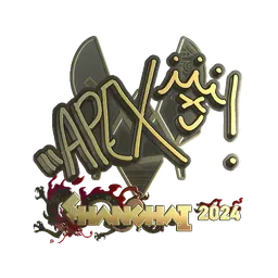 Sticker | apEX (Gold) | Shanghai 2024