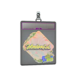 Sticker Slab | w0nderful (Holo) | Rio 2022