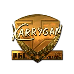 Sticker | karrigan (Gold) | Krakow 2017