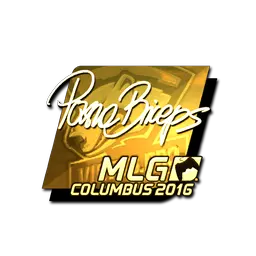 Sticker | pashaBiceps (Gold) | MLG Columbus 2016