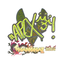 Sticker | apEX (Holo) | Shanghai 2024
