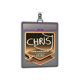 Sticker Slab | chrisJ (Gold) | Cluj-Napoca 2015